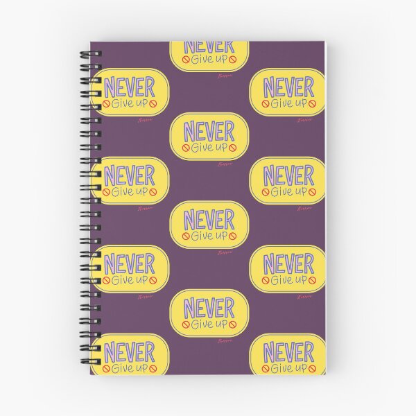 Item preview, Never Give Up designed and sold by LibrosBOOKtique.