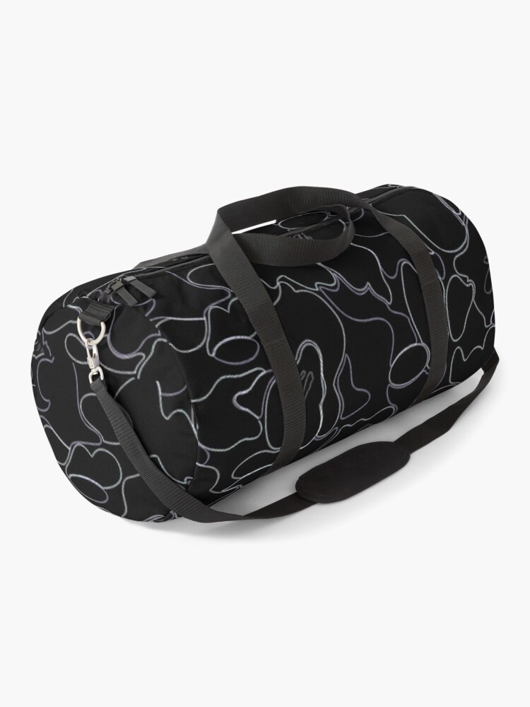 BAPE DUFFLE BAG BLACK CAMO