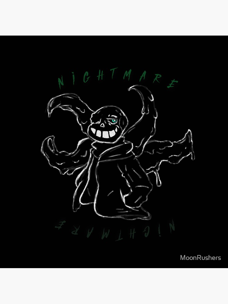 Nightmare sans, *sips judgingly* Magnet for Sale by Nova-R