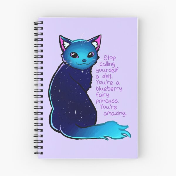 Item preview, "You're A Blueberry Fairy Princess" Galaxy Cat designed and sold by thelatestkate.