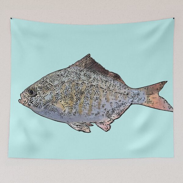 Item preview, Redtail Surf Perch Black Alternate Print  designed and sold by designsasstultd.
