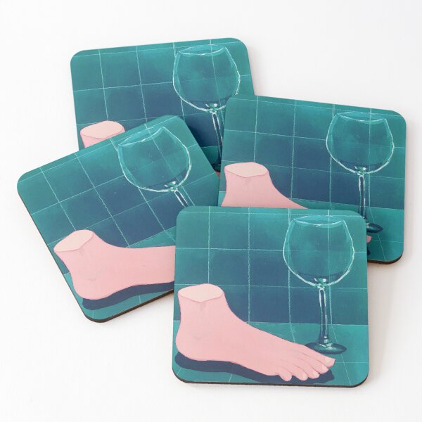 Item preview, Foot and Wine Glass designed and sold by edenmays.
