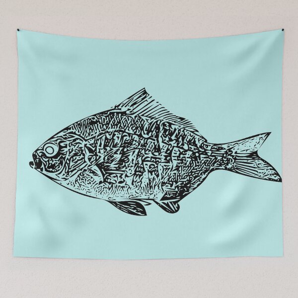 Item preview,  Redtail Surf Perch Black Print  designed and sold by designsasstultd.