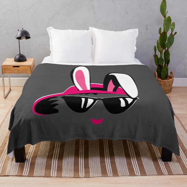Item preview, Hip-Hop rabbit head sunglasses big ears pink baseball cap pink nose designed and sold by mirrorimages.