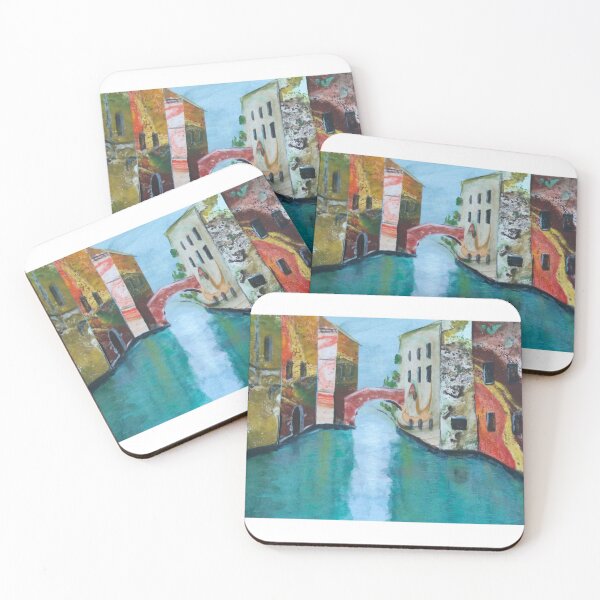 Item preview, Venice, Grand canal, old  buildings, bridge designed and sold by NessArtByEwa.