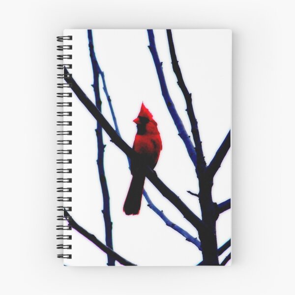 Item preview, Red Cardinal Silhouette on a Winter Branch  designed and sold by TheSplitWindow.