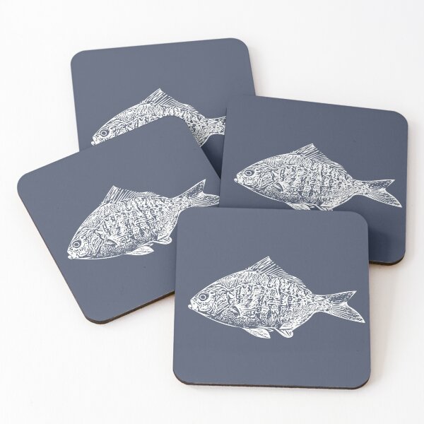 Item preview, Redtail Surf Perch White Print  designed and sold by designsasstultd.