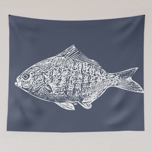 Item preview, Redtail Surf Perch White Print  designed and sold by designsasstultd.