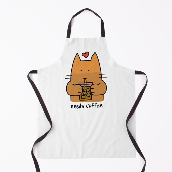 Item preview, Iced Coffee Cat designed and sold by cartoongoddess.