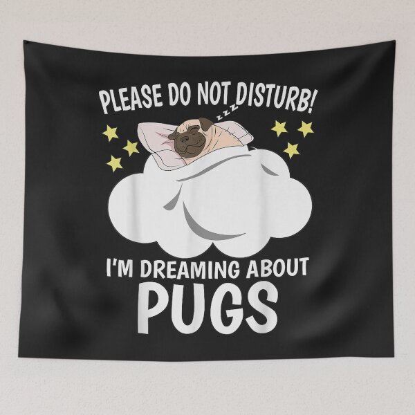 Item preview, Im Dreaming About Sleeping Shirt Naps PJ Pajama Pug designed and sold by toricak06.