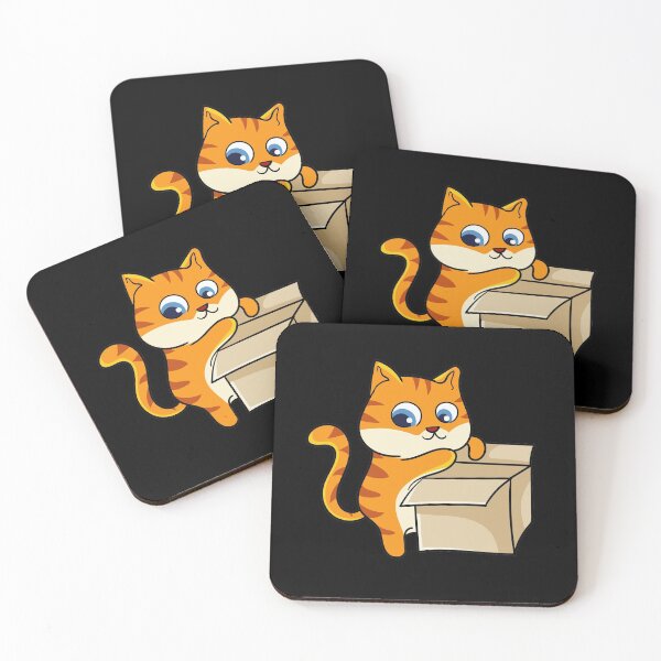 Artikelvorschau, Katze Klettert in Karton entworfen und verkauft von ElBeDesigns.