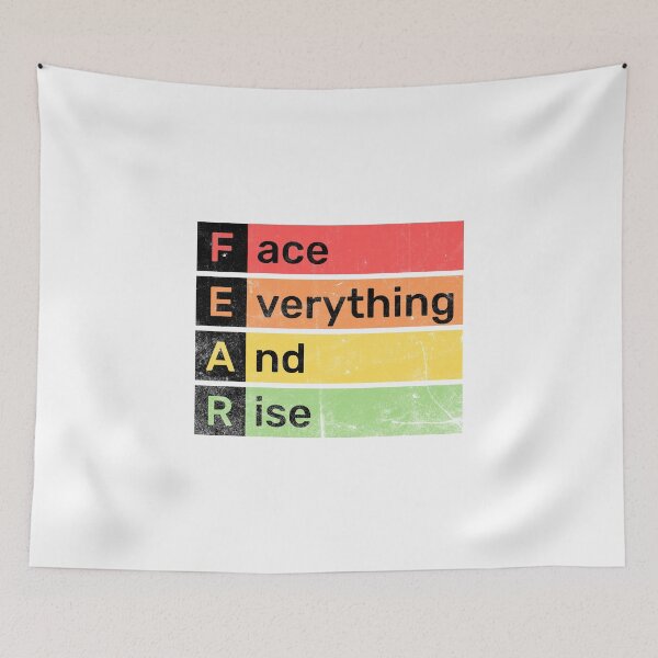 Item preview, Motivation Saying Overcome Your Fears Mindset Success  designed and sold by CreatDifference.