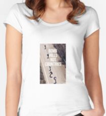 Bomb Hills Not Countries Women's Fitted Scoop T-Shirt