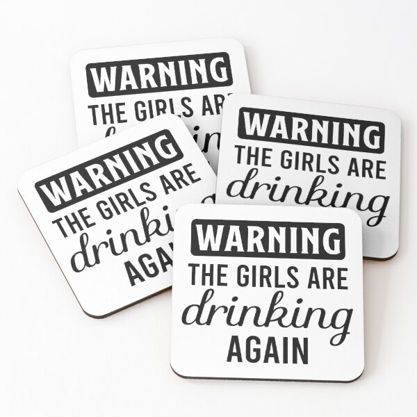 Item preview, Warning! the Girls Are Drinking Again, Funny Drinking Quote, Love Alcohol , Day Drinking , Wine Lover Print, Girls Weekend  designed and sold by KunKhalil.
