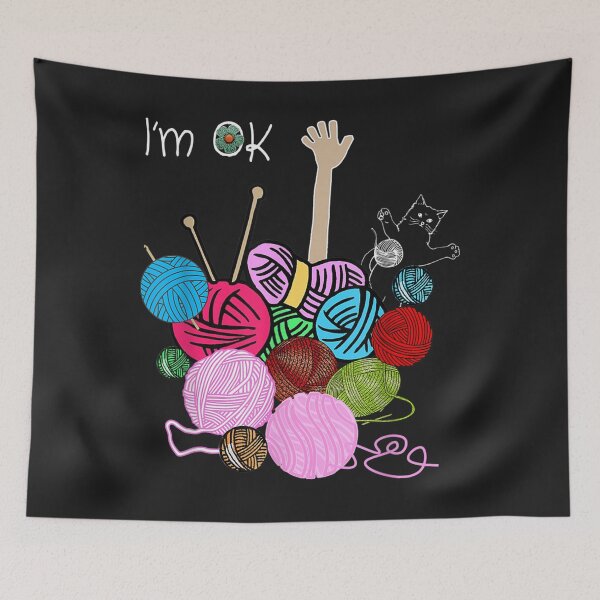 Item preview, Im Ok Crochet And Knitting Funny Crocheting designed and sold by toricak06.