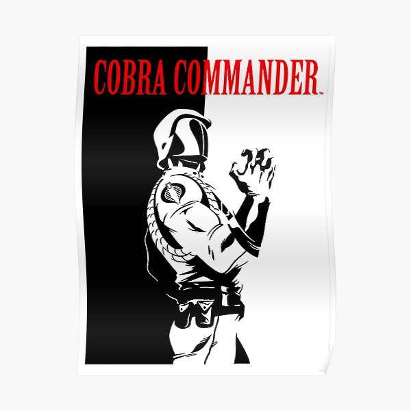 cobra commander poster