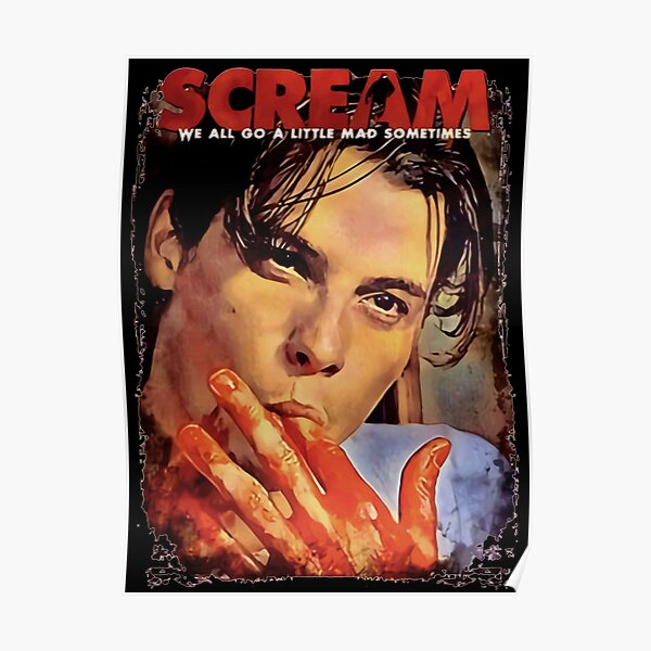 Scream Movie b-illy Loomis Skeet Ulrich Poster