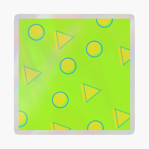 Item preview, Minimal Indie Shapes Pattern- Green and Yellow designed and sold by Printdude.