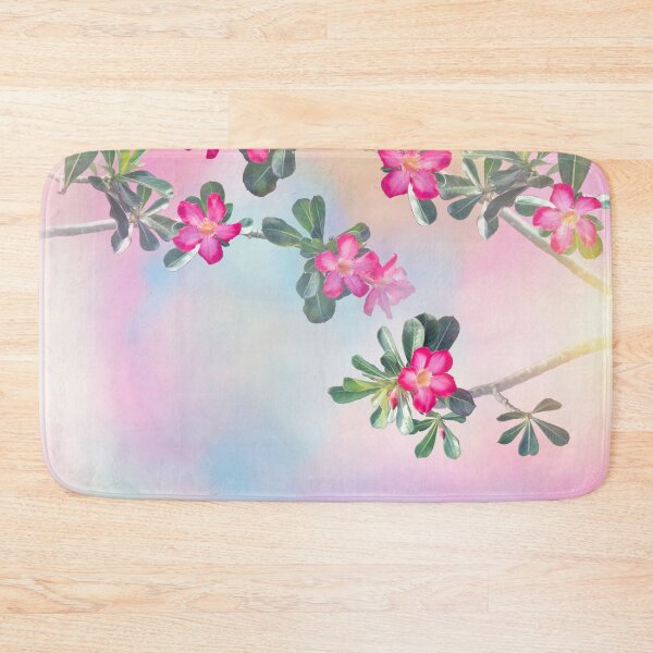 Item preview, Pink Desert Rose, Adenium tree, blooming on colorful background designed and sold by svetlanna.