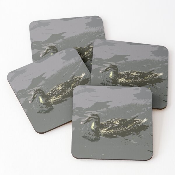 Item preview, Wild Duck Abstract Art designed and sold by hvasilevshop.