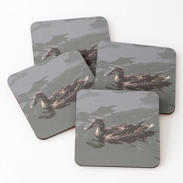 Item preview, Wild Duck Abstract Art designed and sold by hvasilevshop.