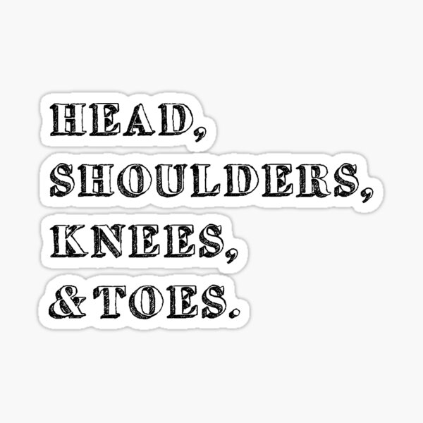 Item preview, Head,Shoulders,Knees,&Toes. designed and sold by kcreads.