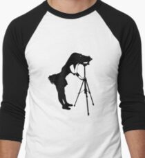 Photographer Grrl Men's Baseball ¾ T-Shirt