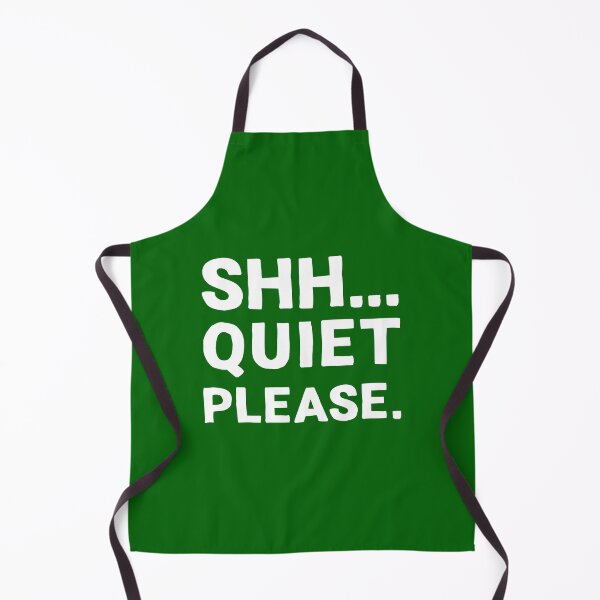 Item preview, Shh... Quiet Please | Quotes | White | Emerald Green designed and sold by Wintre2.