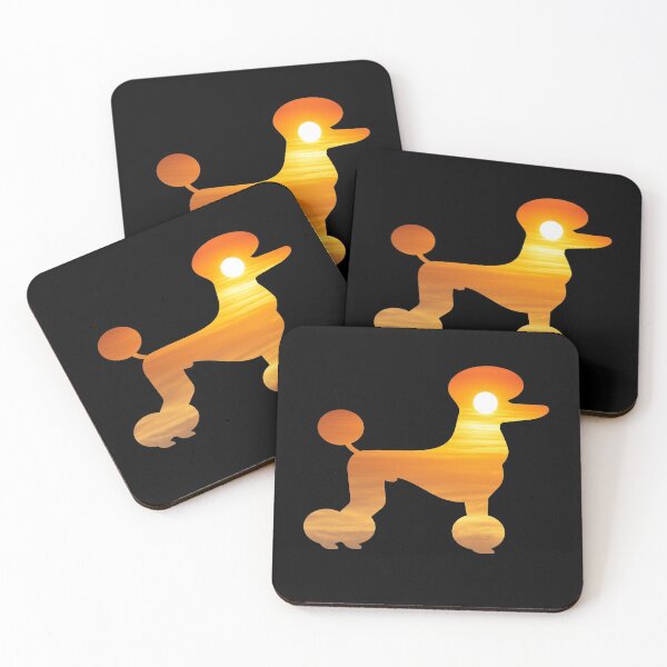 Item preview, Poodle Dog Silhouette Sunrise designed and sold by alaechamlal.