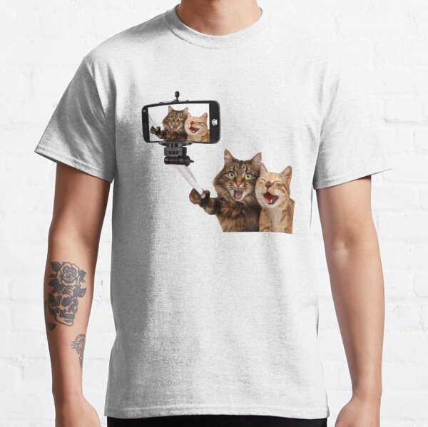 Funny Cats Taking A Selfie Classic T-Shirt