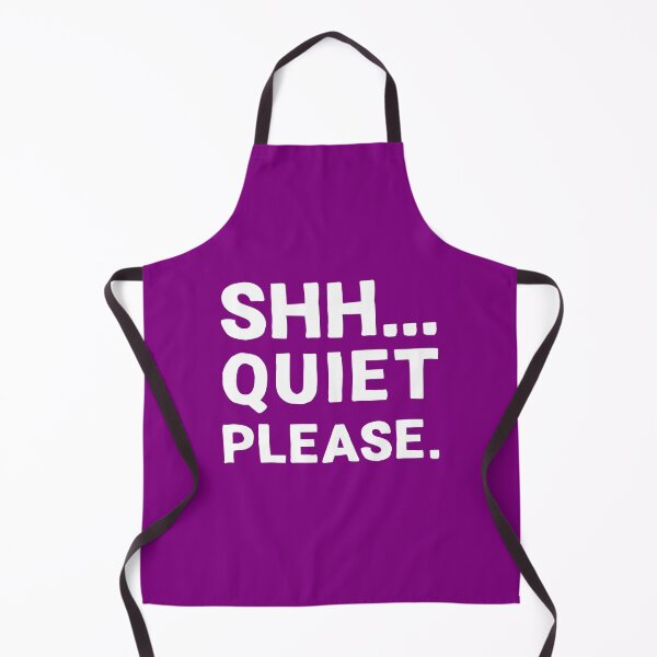 Item preview, Shh... Quiet Please | Quotes | White | Purple designed and sold by Wintre2.