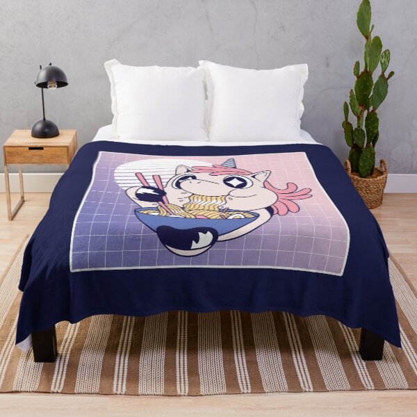 Item preview, 90s Japanese Unicorn Eating Ramen designed and sold by TamGustam.