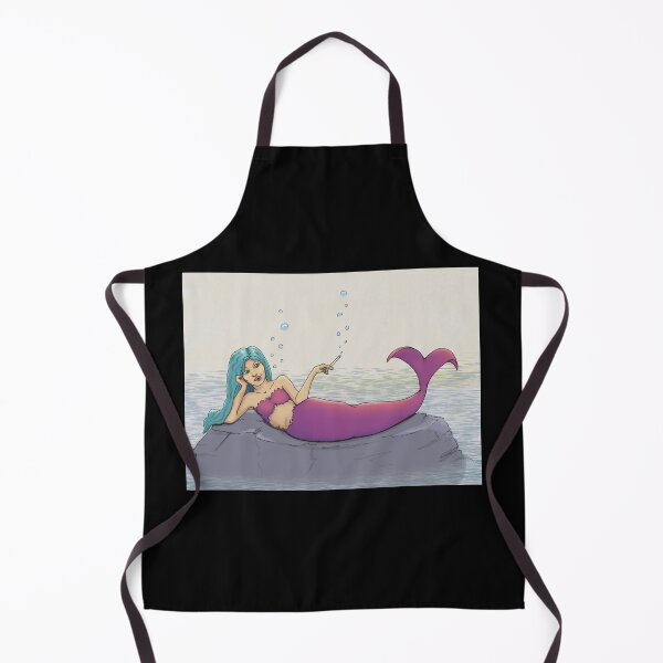 Item preview, Bubble Smoking Mermaid designed and sold by Sirit Albel.