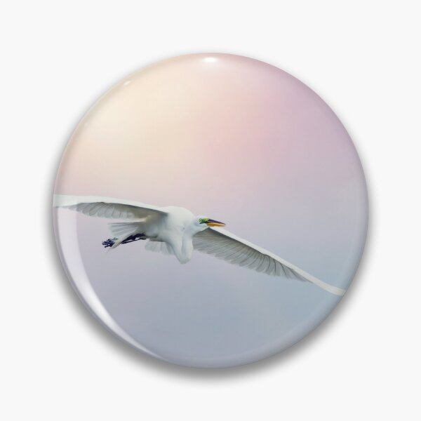 Item preview, Great White Egret in flight at sunset designed and sold by svetlanna.