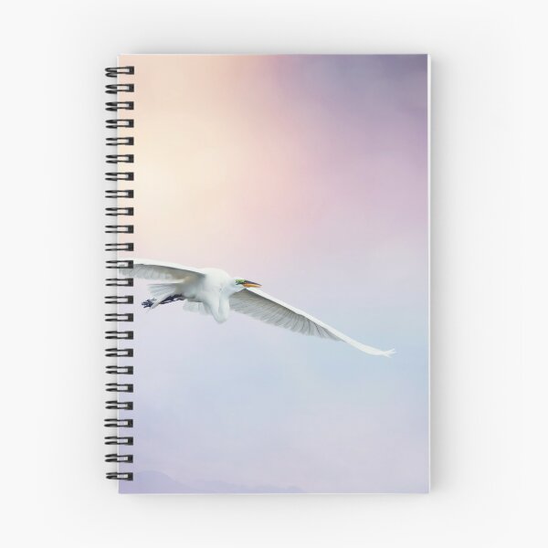 Item preview, Great White Egret in flight at sunset designed and sold by svetlanna.
