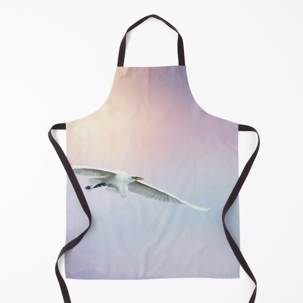 Item preview, Great White Egret in flight at sunset designed and sold by svetlanna.