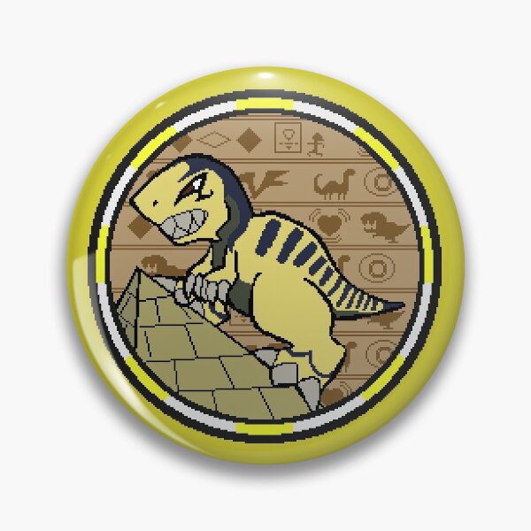 Item preview, Carchar Dino Medal designed and sold by GilGuardGo.
