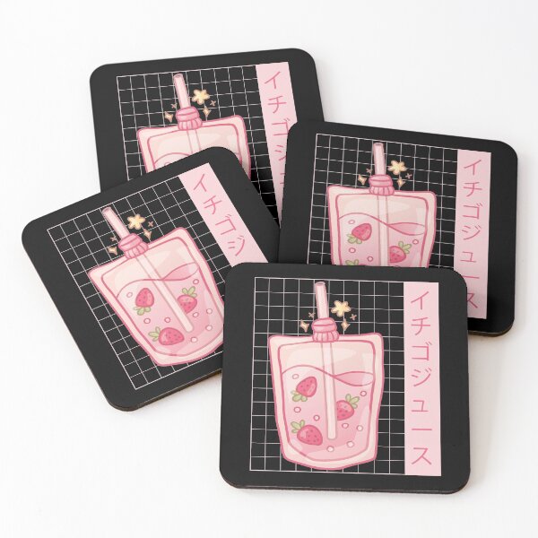 Item preview, 90s japanese kawaii strawberry juice designed and sold by TamGustam.
