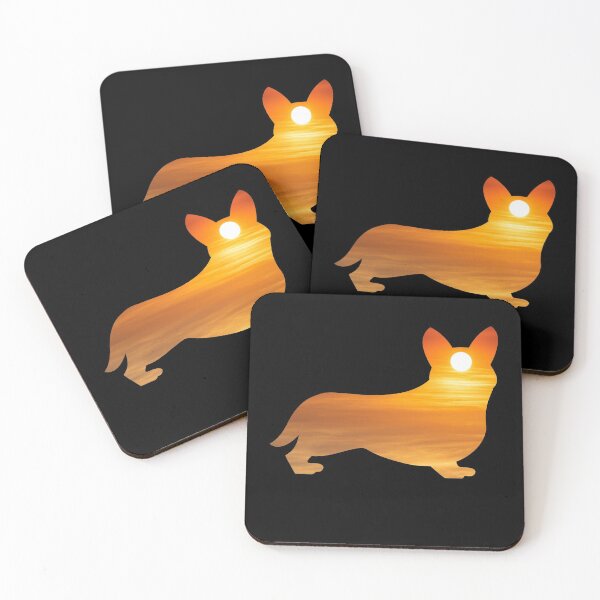 Item preview, Corgi Dog Silhouette Sunrise designed and sold by alaechamlal.