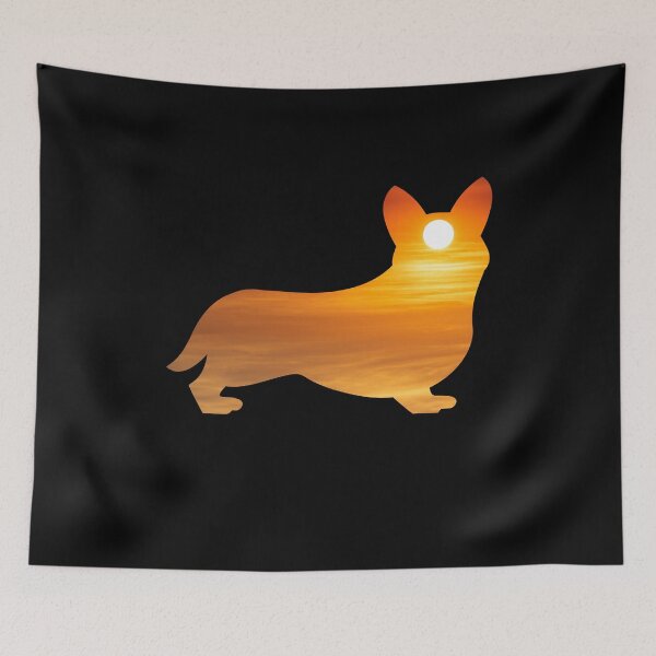 Item preview, Corgi Dog Silhouette Sunrise designed and sold by alaechamlal.