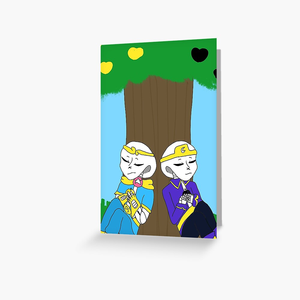 past dreamtale twins Sticker for Sale by tuxibirdie