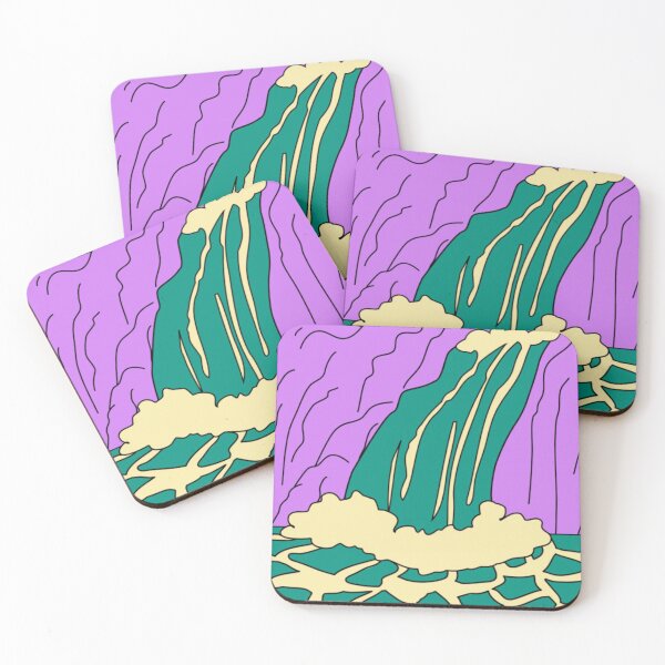 Item preview, Waterfall with violett rock designed and sold by Strale25kv.