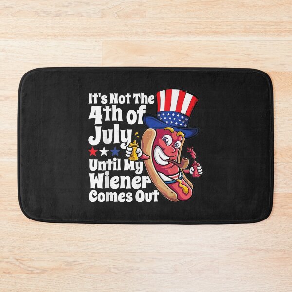 Item preview, Mens Funny 4th of July Hot Dog Wiener Comes Out Adult Humor Gift designed and sold by toricak06.