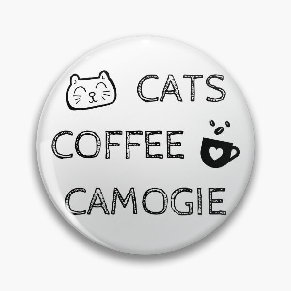 Item preview, Cats. Coffee. Camogie designed and sold by TheGreenGoat.