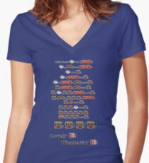 Spam, spam, spam, spam… Women's Fitted V-Neck T-Shirt