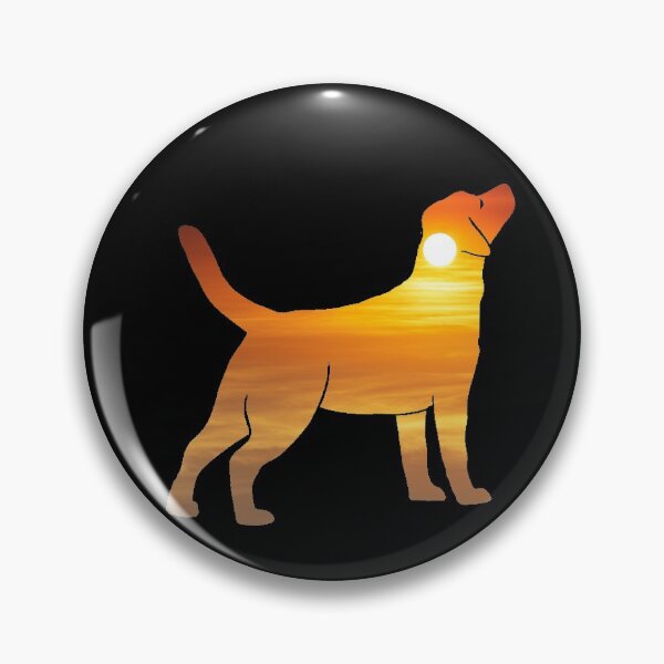Item preview, Labrador Dog Silhouette Sunrise designed and sold by alaechamlal.