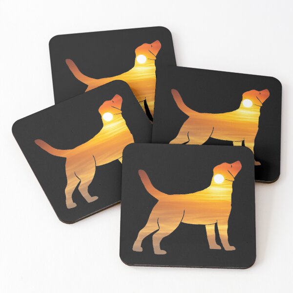 Item preview, Labrador Dog Silhouette Sunrise designed and sold by alaechamlal.