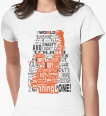Keep moving forward! Women's Fitted T-Shirt
