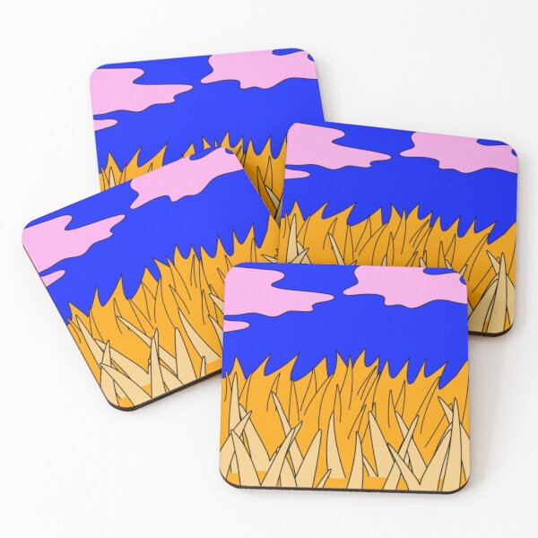Item preview, Grass fields with blue sky and clouds designed and sold by Strale25kv.
