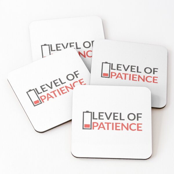 Item preview, Level of Patience Low Battery Level designed and sold by TamGustam.